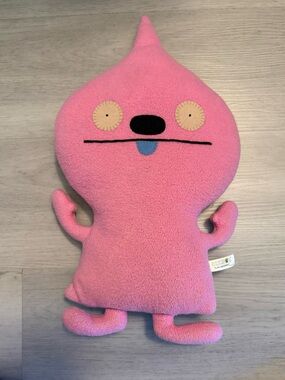 UglyDoll Flatwoodsey Plush 16" Pink 2010 Rare Pretty Ugly Horvath Kim